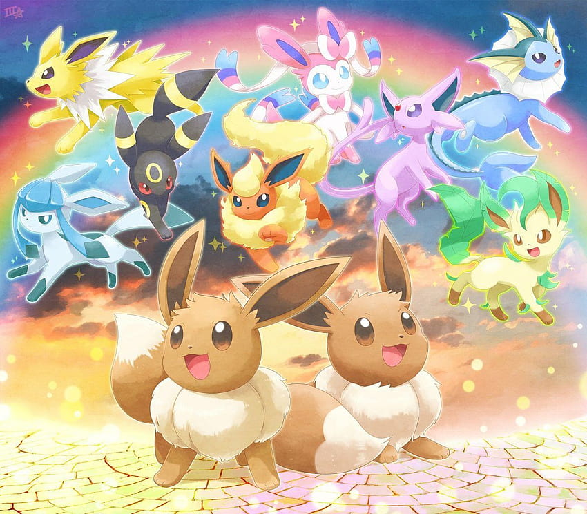 Cute Eeveelutions Wallpaper