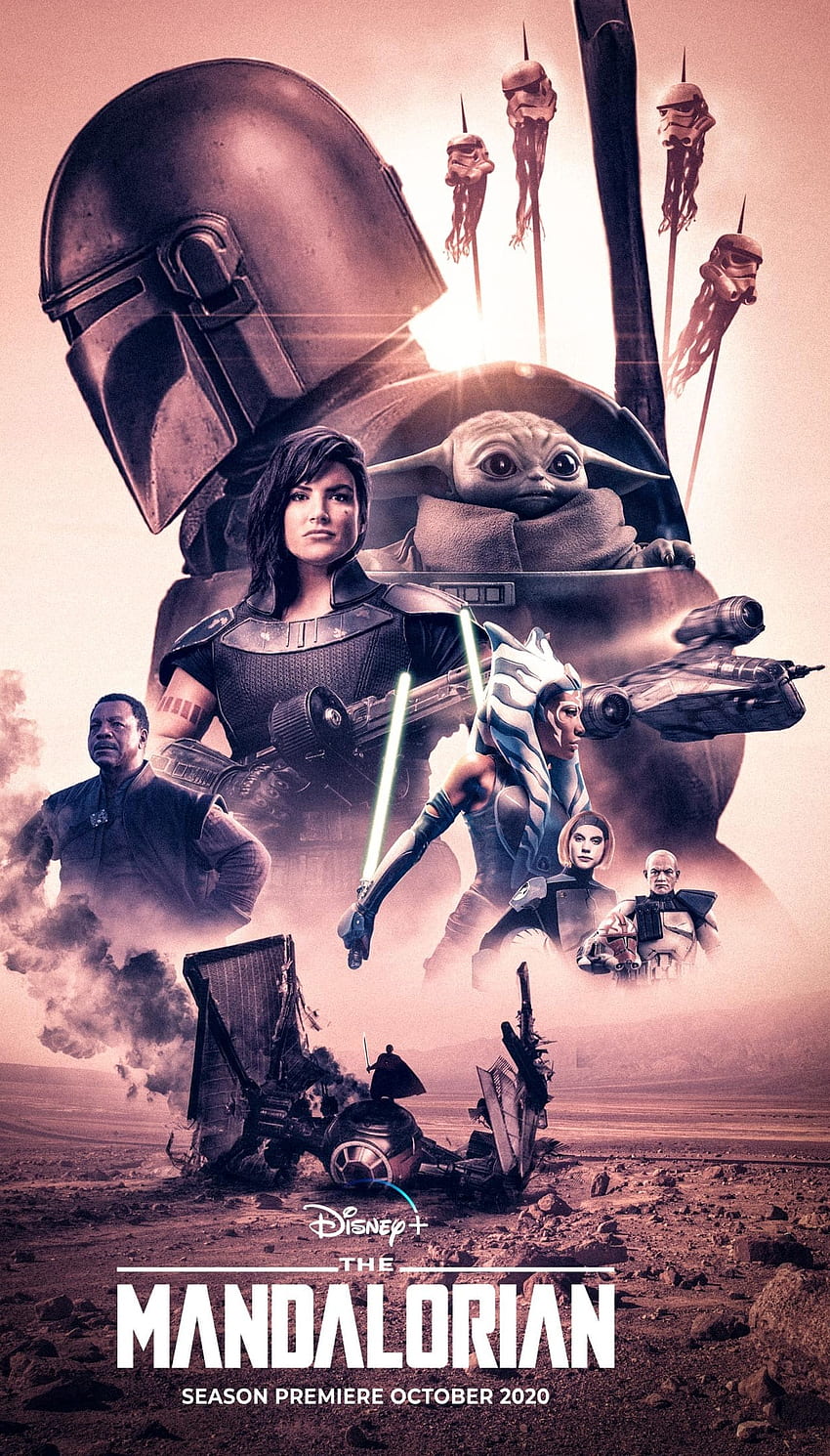 The Mandalorian season 3 poster 4K wallpaper download