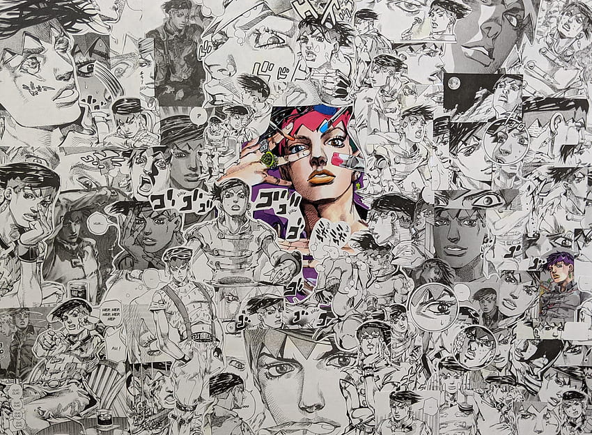 Fanart Kinda - made a collage from Thus Spoke Kishibe Rohan panels. Might make a nice : StardustCrusaders, Jojo Rohan HD wallpaper