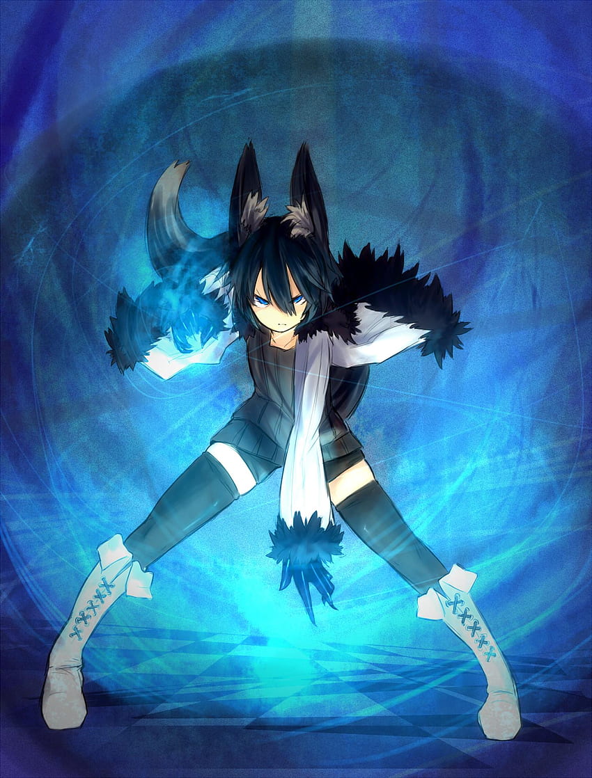 Chibi Anime Wolf Girl