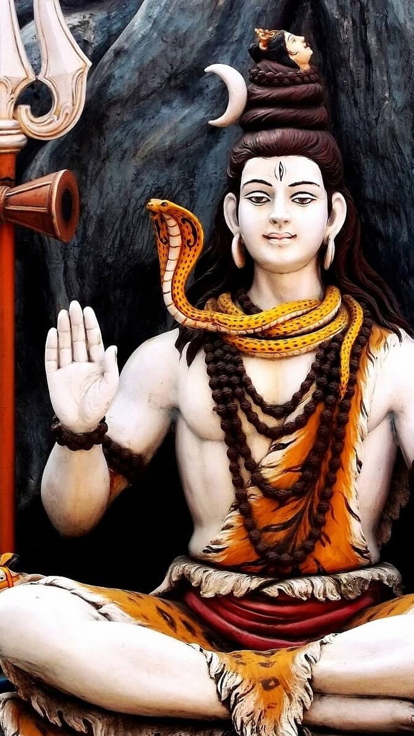 Best Lord Shiva, Beautiful, White Statue, lord shiva HD phone wallpaper