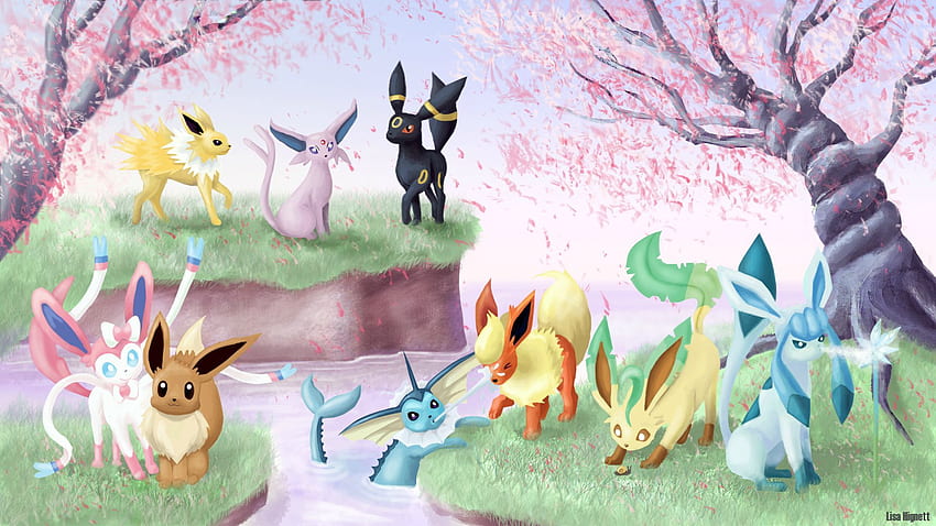 Pokemon Eevee, Pokemon Eevee Evolutions HD wallpaper | Pxfuel