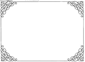 Certificate Border Designs Black And White