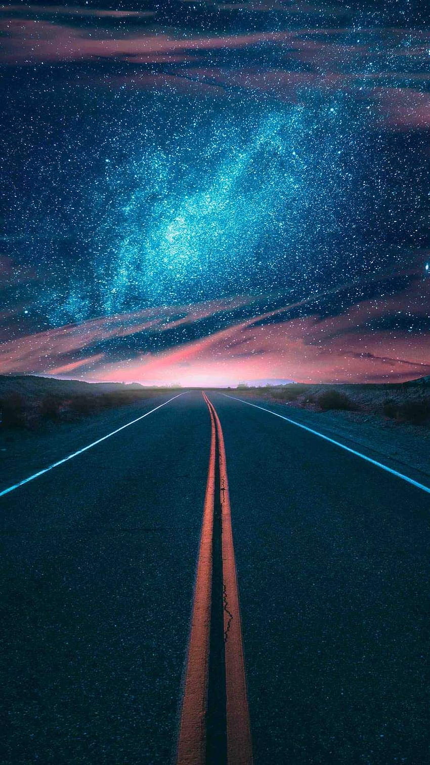 Highway To The Universe IPhone Top Awesome, Cool Road HD phone wallpaper