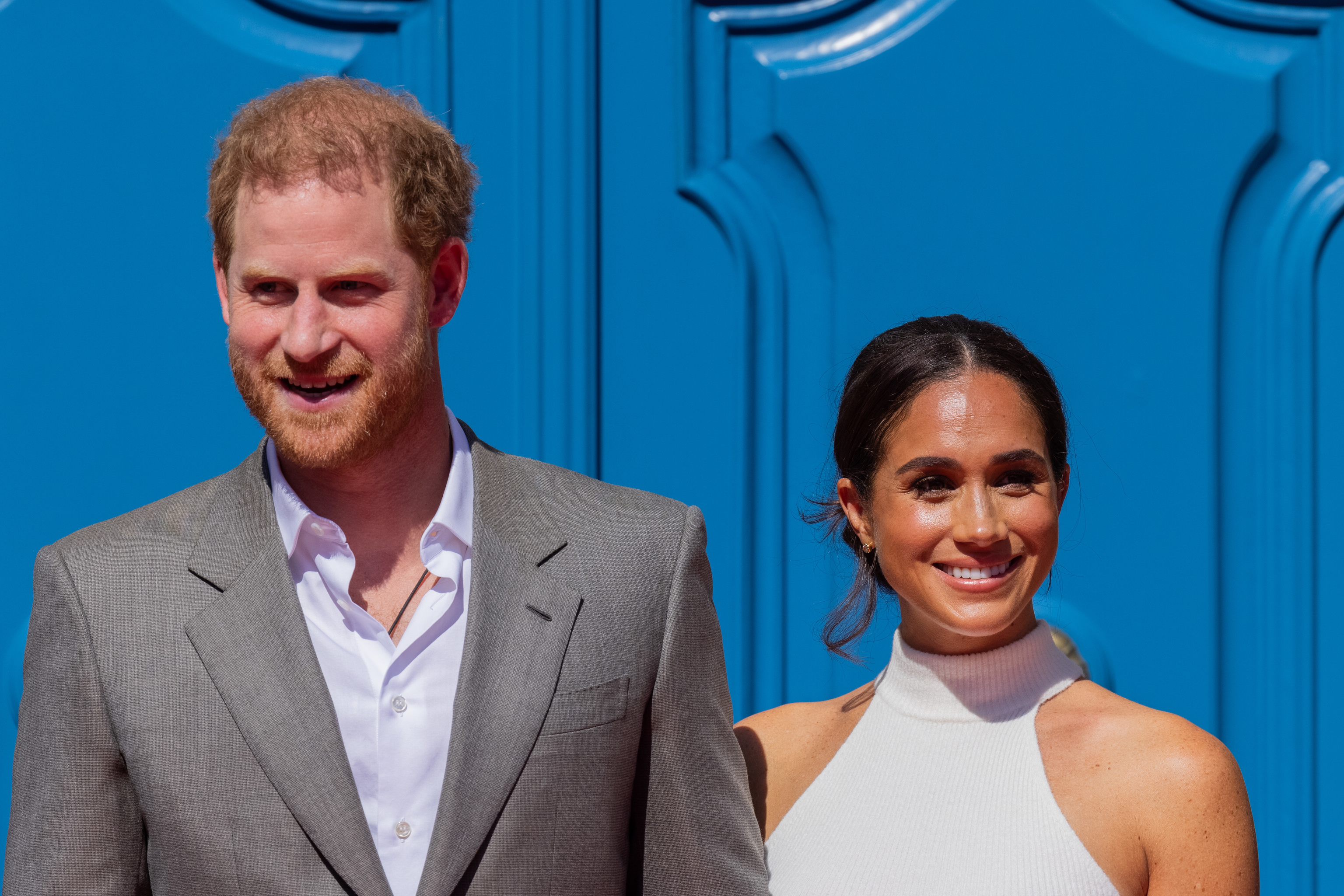 El pr�ncipe Harry y Meghan Markle, en  Dusseldorf, Alemania, el pasado martes.