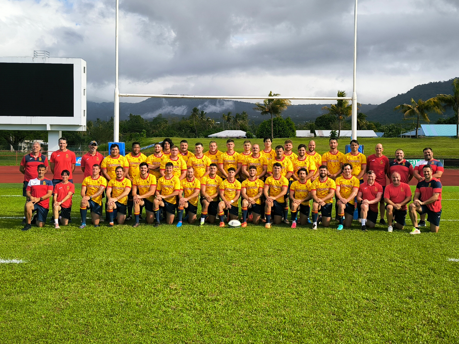 La selecci�n espa�ola de XV masculina, en imagen de archivo