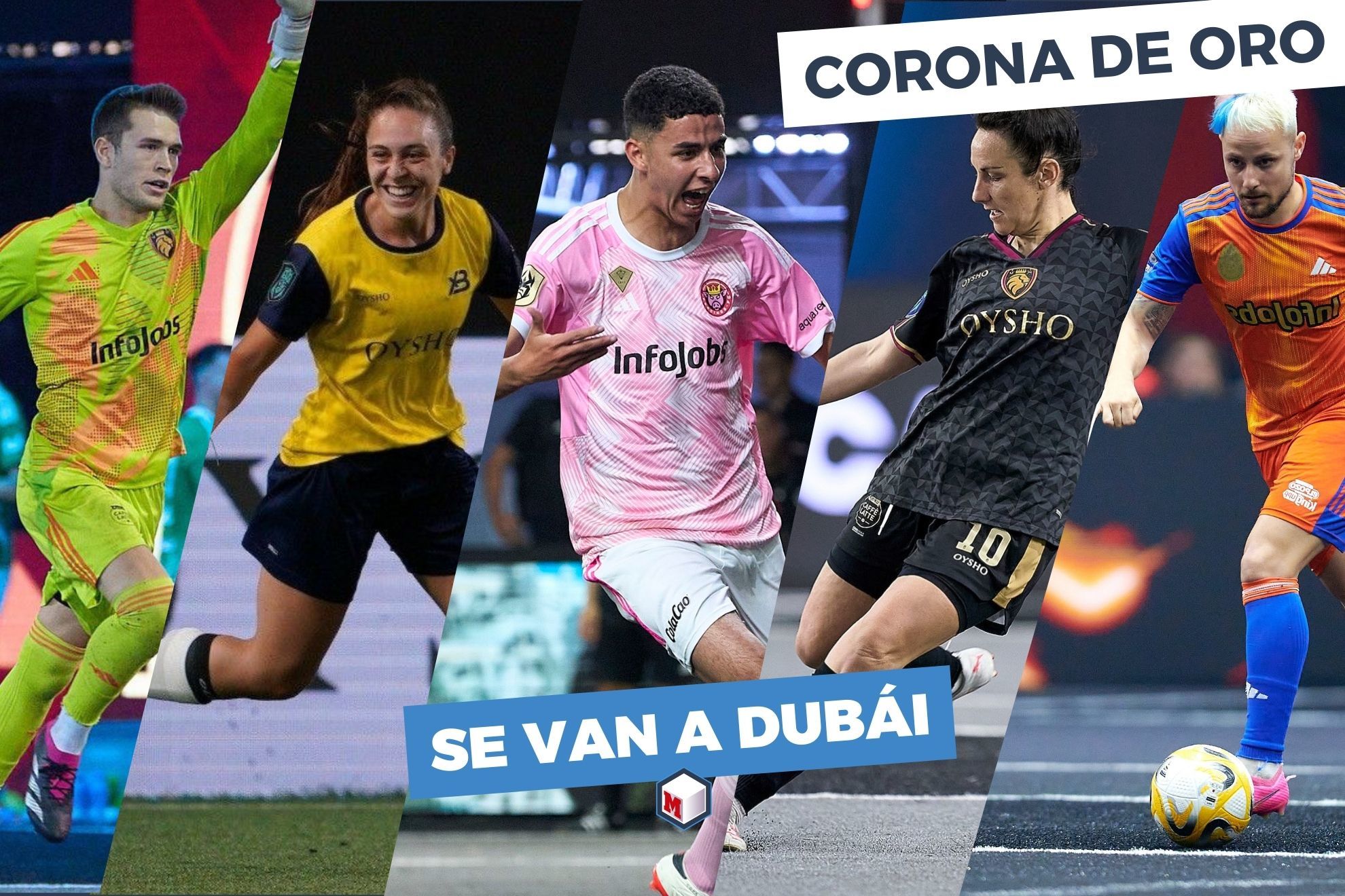 Ya se conocen los finalistas del Premio Corona de Oro a mejor jugador y mejor jugadora