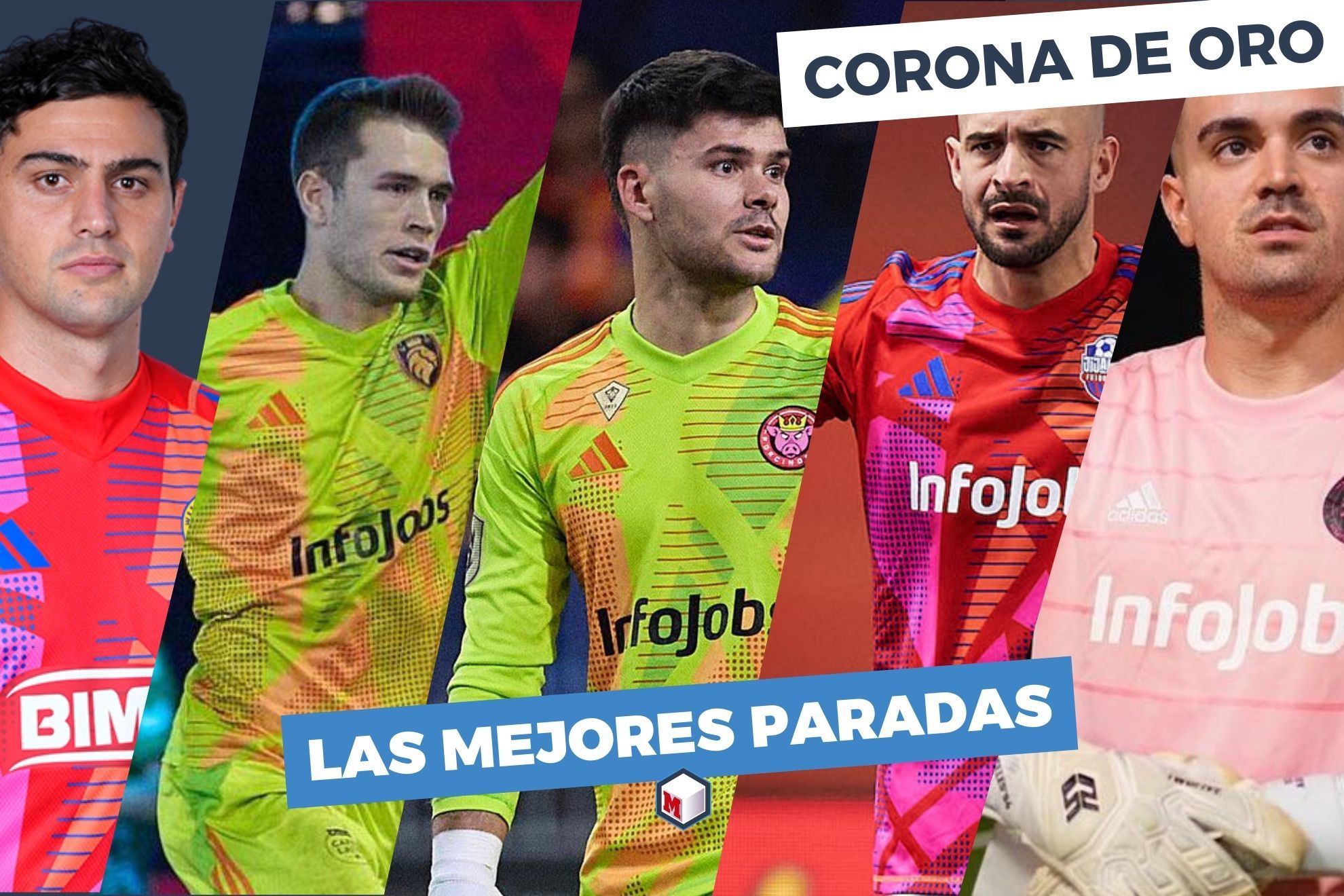 Los cinco finalistas al Premio Corona de Oro a la mejor parada