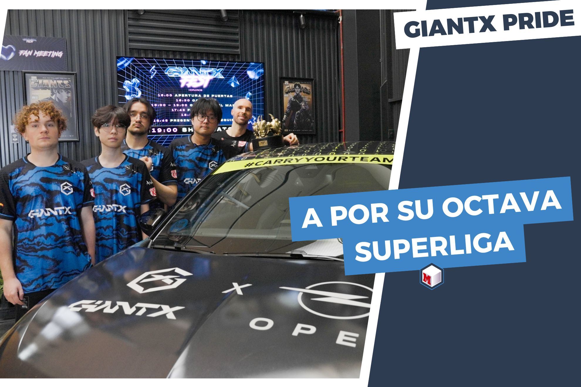 GiantX Pride anuncia su quinteto para la Superliga Dominos en 2025