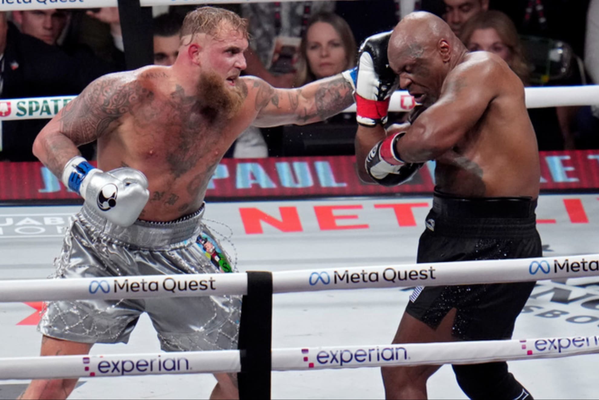 Jake Paul and Mike Tyson clashed on November 15 in AT&T Stadium.