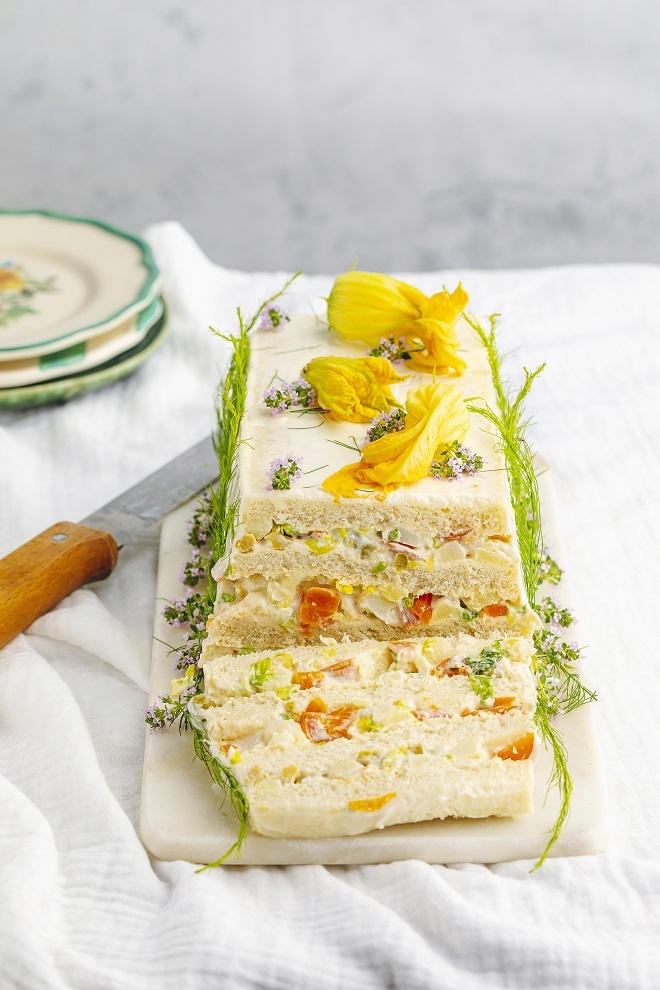 Pastel de ensaladilla