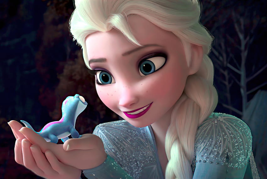 New friendship, elsa with bruni HD wallpaper