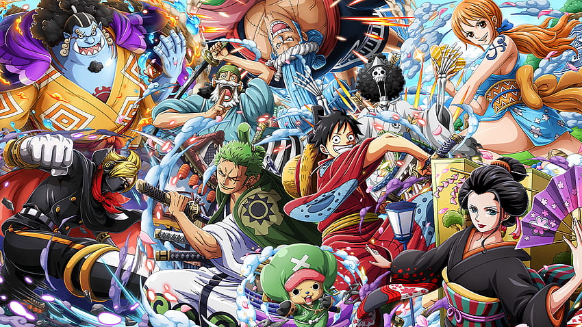 1920x1080px, 1080P Free download | Wano Straw Hats, one piece ...