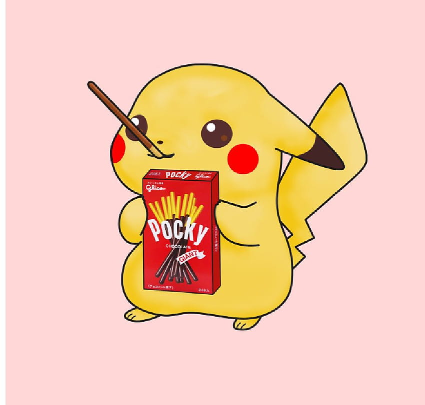 Tweeting Anime on Twitter:, pikacku eating HD wallpaper | Pxfuel