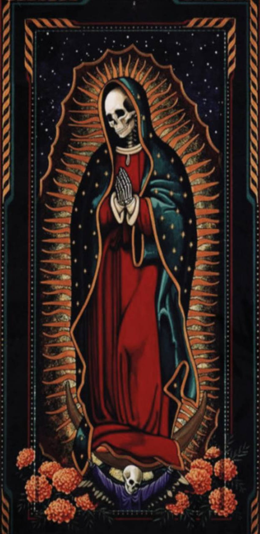 Download Believe in Santa Muerte Wallpaper  Wallpaperscom