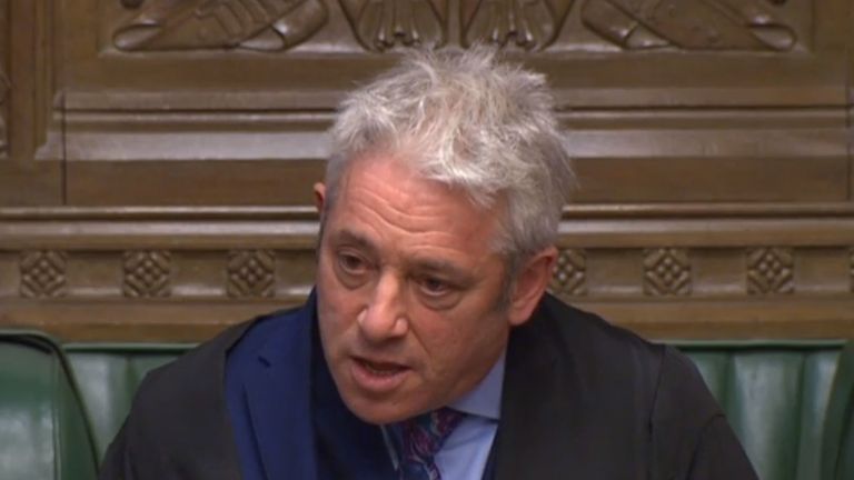 House of Commons Speaker John Bercow