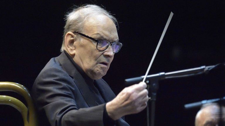 Ennio Morricone. Pic: Edmond Sadaka Edmond/Sipa/Shutterstock

