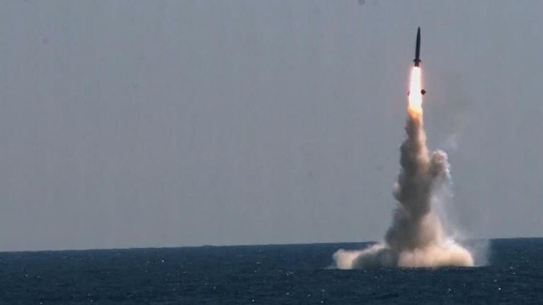  South Korea tests submarine-launched ballistic missile