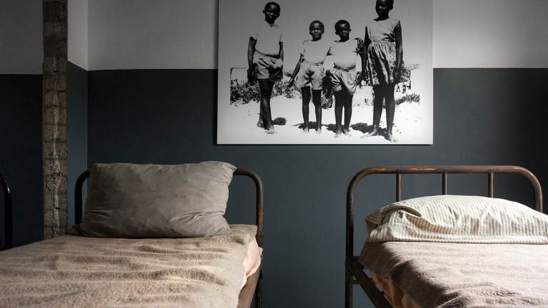 Prison Cell of Robben Island Prison in Cape Town, South Africa, Africa (Sergi Reboredo / VWPics via AP Images)


