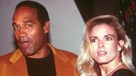 OJ Simpson and Nicole Brown Simpson in 1993.
Pic: AP