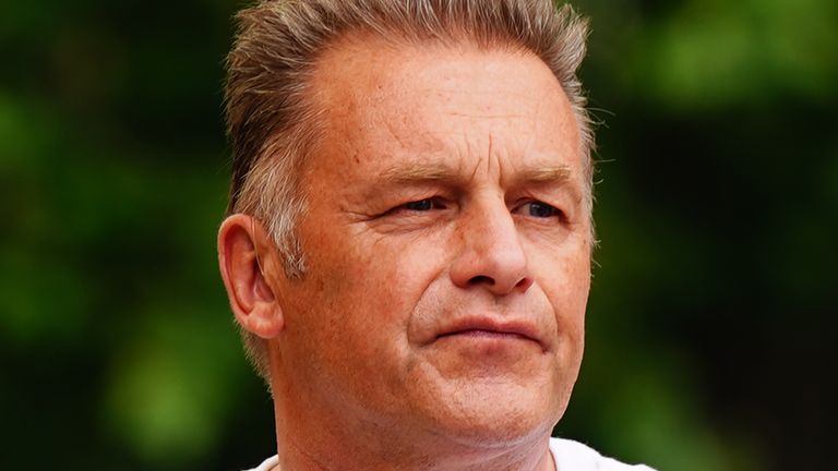 Chris Packham during a Restore Nature Now rally at Parliament Square in central London. Picture date: Saturday June 22, 2024.

