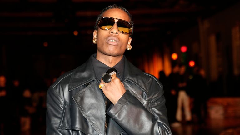 A$AP Rocky is on trial accused of firing a gun at a former friend near a Hollywood hotel in 2021 - which he denies.

