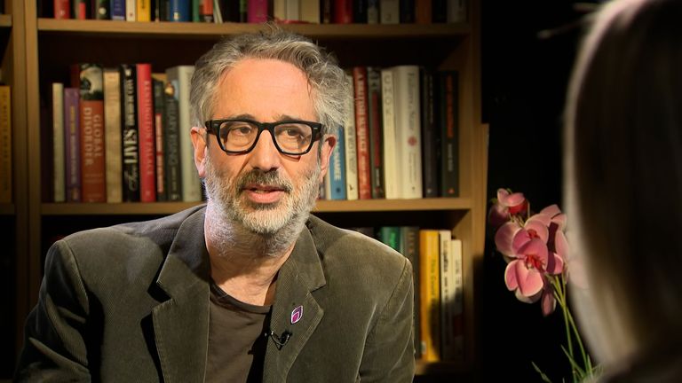 David Baddiel speaks to Sky News