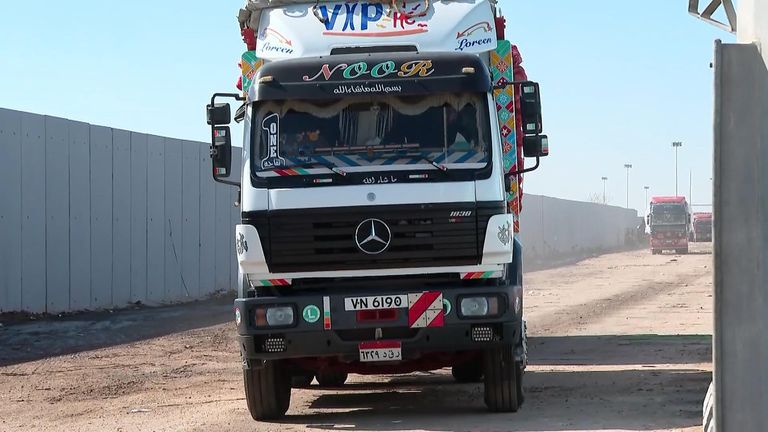 Aid Resumes Through Rafah Land Crossing As Ceasefire Holds