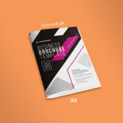 Brochure agrafée A6