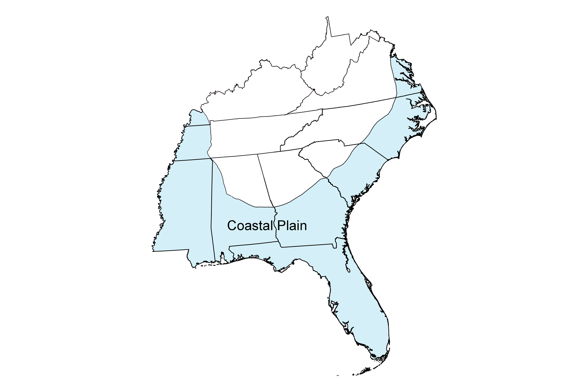 Western Coastal Plains Map