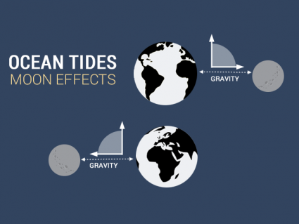 Ocean Tides Moon Effects