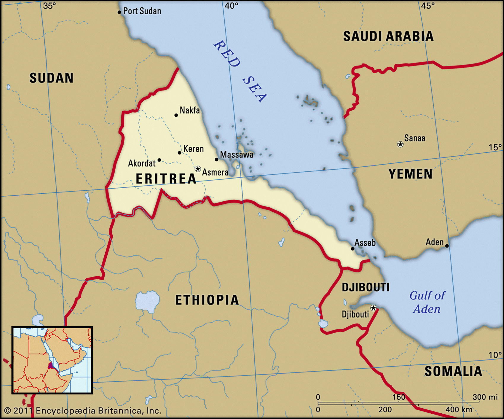 Detailed Political Map Of Eritrea With Relief Eritrea - vrogue.co