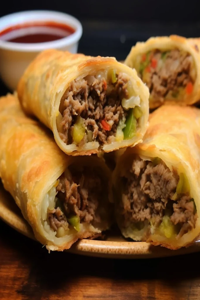 Italian Beef Egg Rolls Copycat Recipe