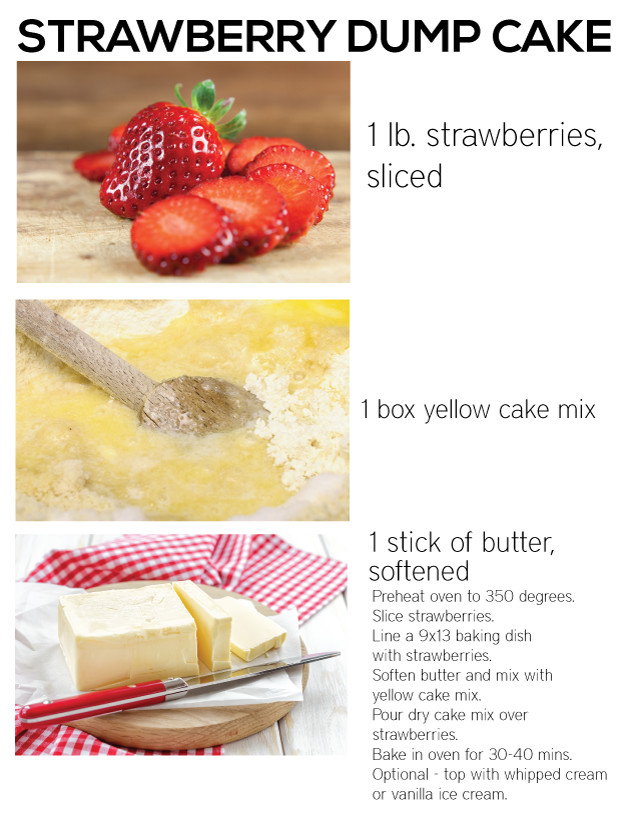 Easy Cake Recipes for Kids Fresh This Strawberry Dump Cake Recipe is so Easy