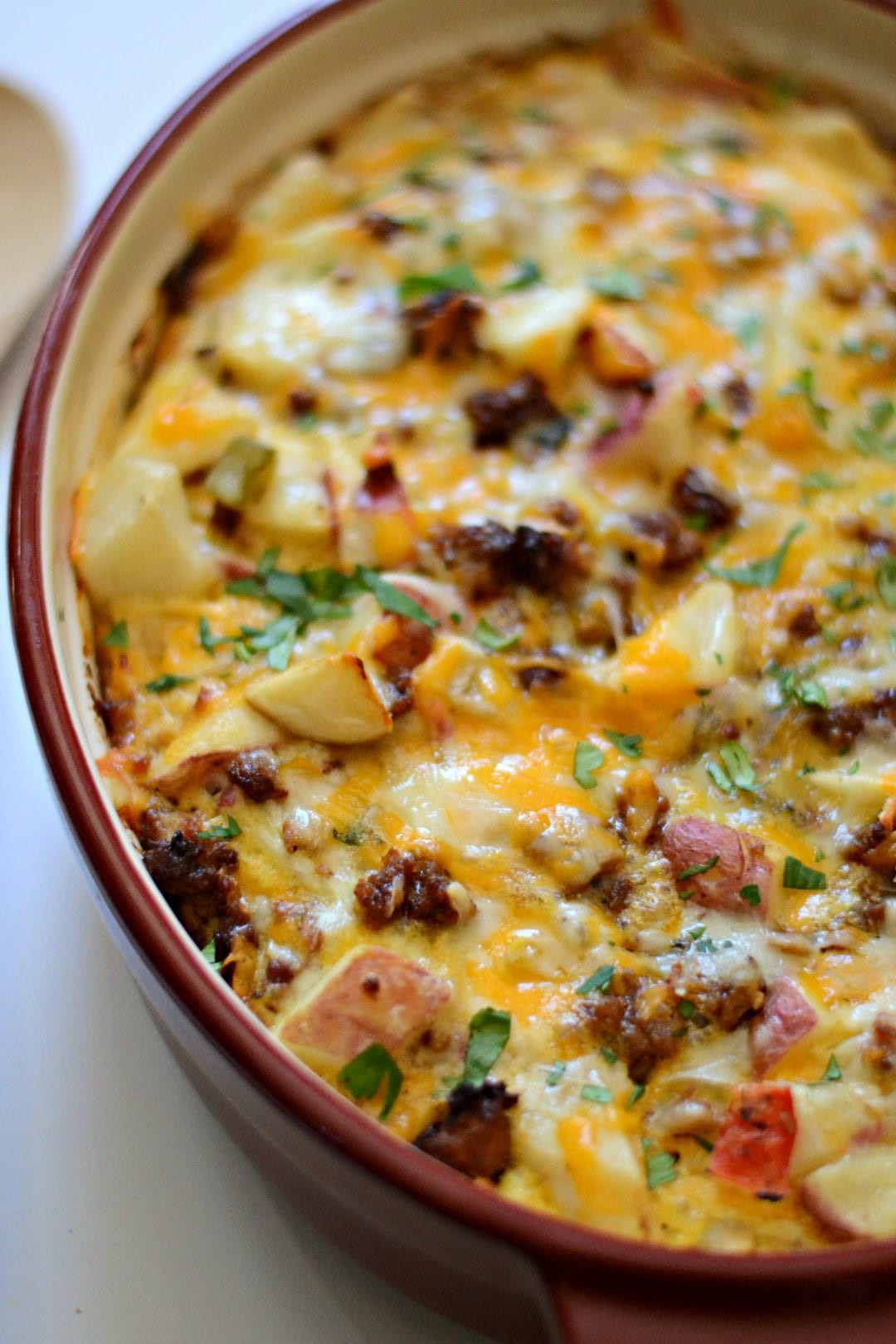 Eggs and Potatoes Breakfast Casserole Elegant Easy Egg Potato and Sausage Breakfast Casserole