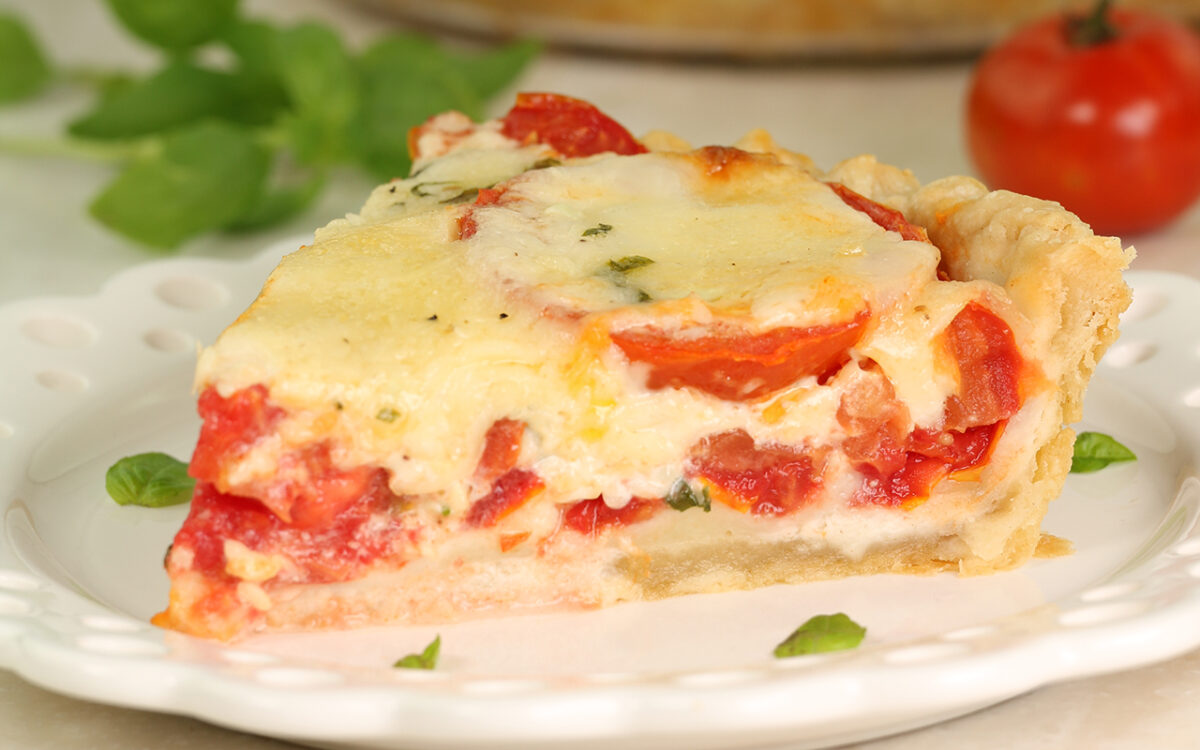 Savory Tomato-Bacon Pie