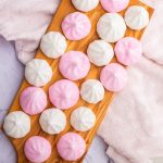 Image of lemon meringue cookies in pink and white