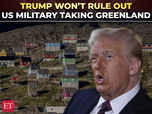 Trump open to military action over Greenland:Image