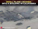 US: Plane crashes into a warehouse in California; 2 dead:Image