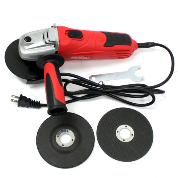 4-1/2" Angle Grinder Cut Off Tool 11500 RPM 4.8 Amps Heavy Duty w/ 3 pc Wheels - Image 4