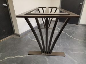 Tulip Style Metal Table legs, Bronze