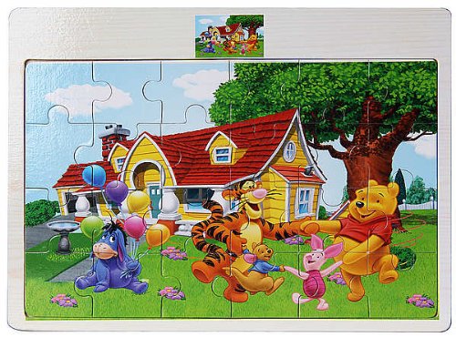 Buy 1 Set Winnie the Pooh Puzzle Children Intelligence Puzzle Toys ...