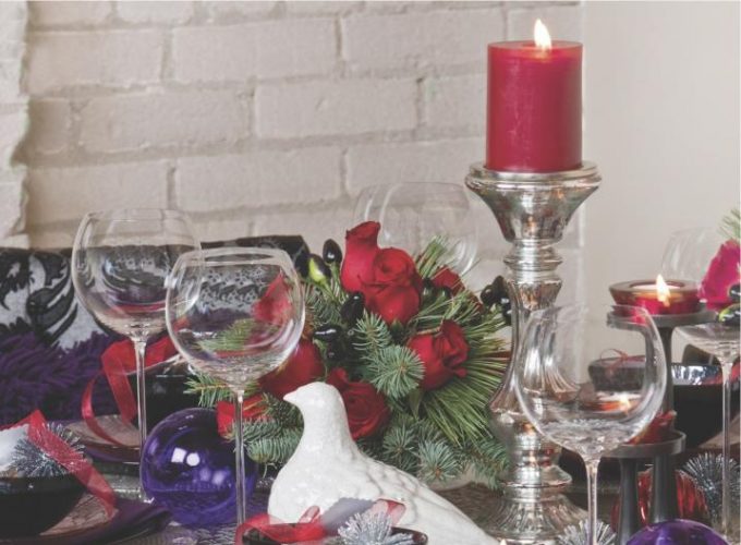 Holiday Table Setting