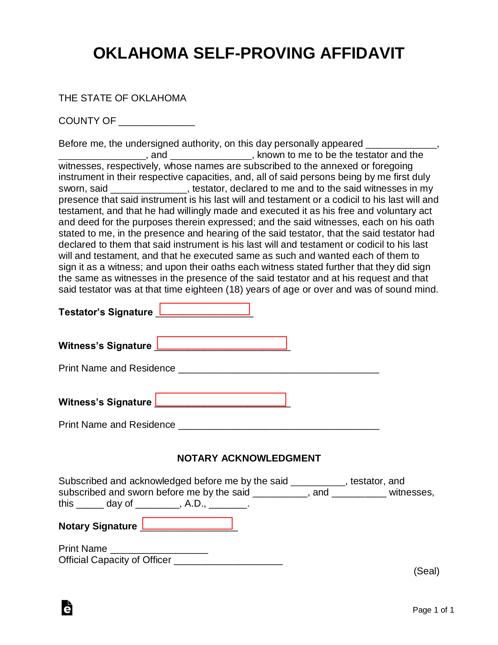 Affidavit Samples Free Printable Documents | My XXX Hot Girl