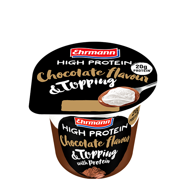 Ehrmann High Protein Pudding Chocolate & Topping 200g