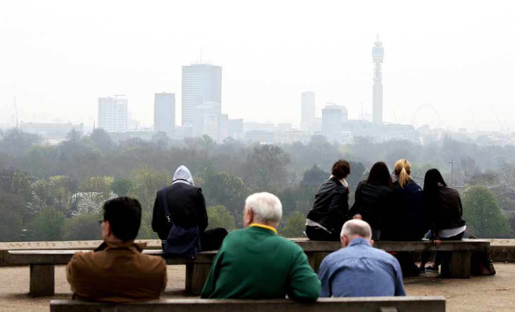 Contaminación atmosférica. Foto: AFP