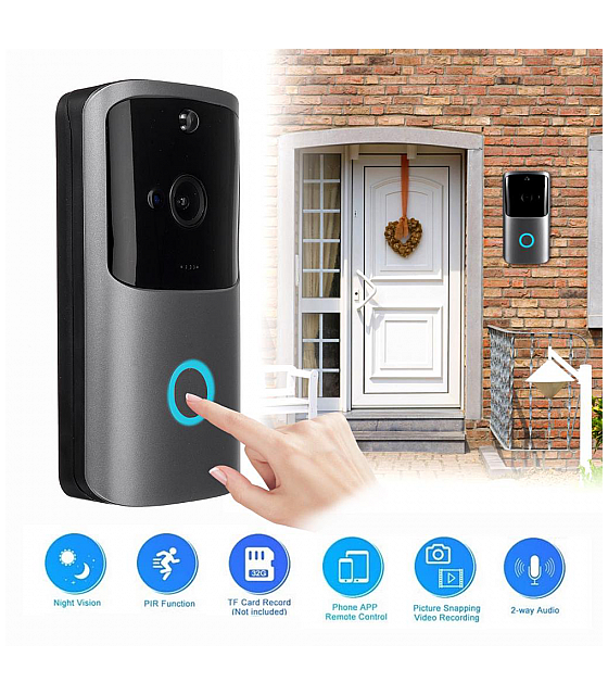 App Control Doorbell  ΘΥΡΟΤΗΛΕΦΩΝΟ wifi ΜΕ INFRARED ALARM, video doorbell m10ΑΥΤΟΝΟΜΟΙ