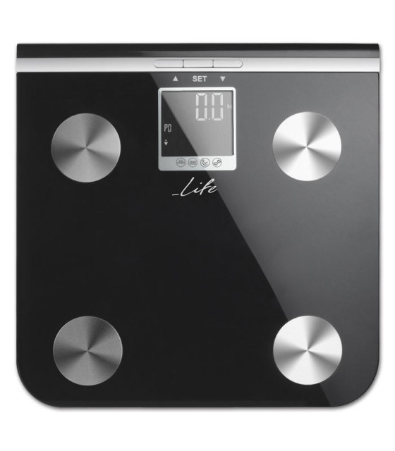 BATHROOM SCALE with FAT MEASUREMENT LIFE SHAPE