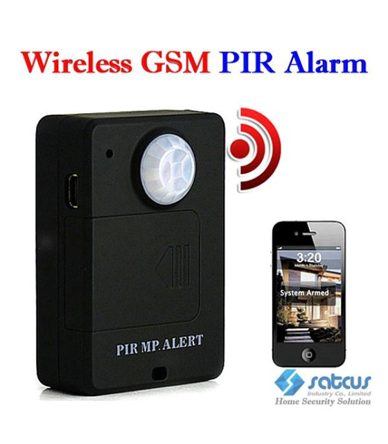 A9 Wireless PIR Sensor Motion Detector GSM Alarm System Anti-theft