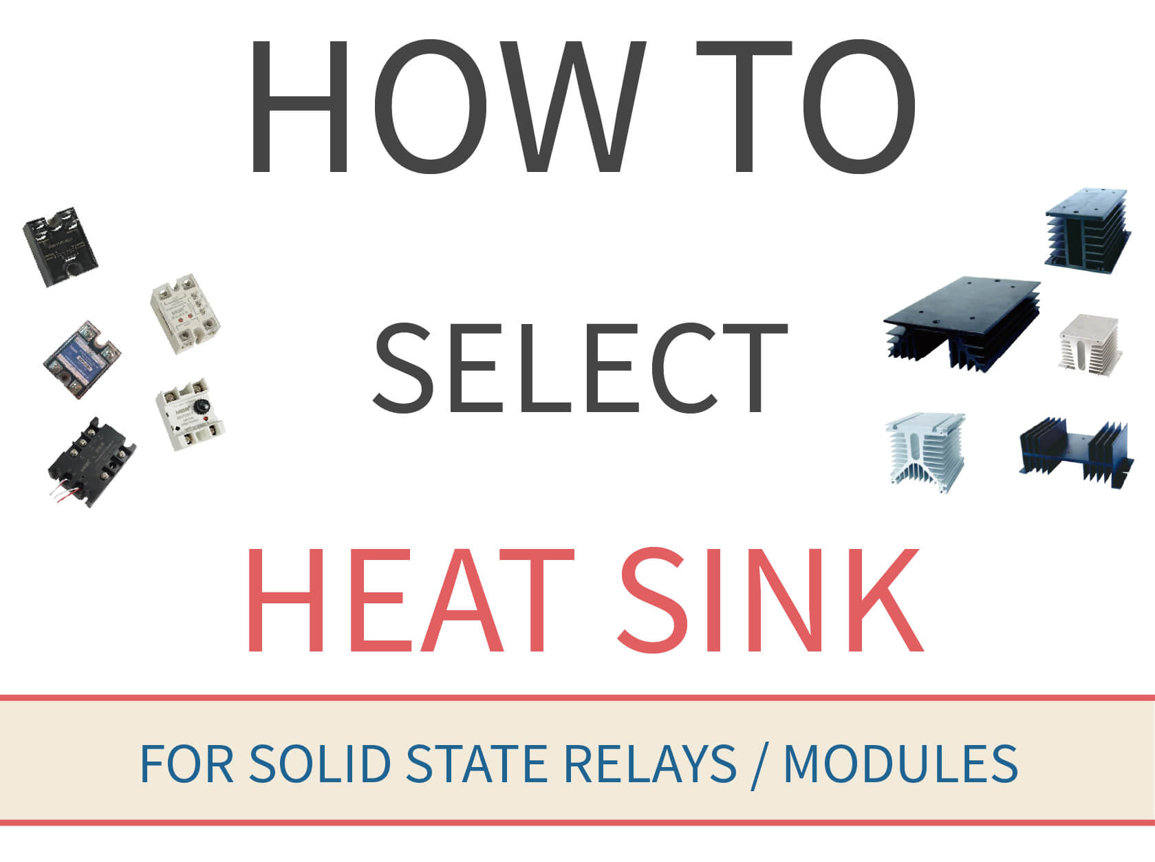 How to select the Heat Sink for SSR and SSM?